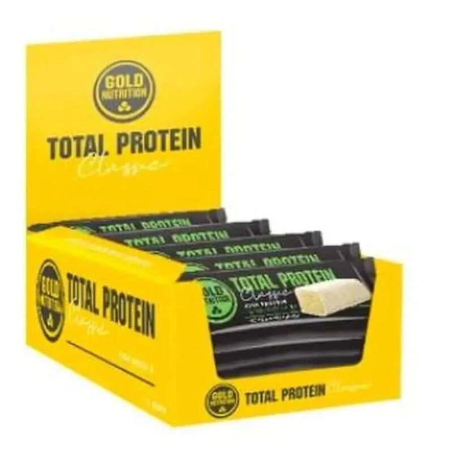 Gold Nutrition Total Protein Bar Yogurt-Apple 15Ud