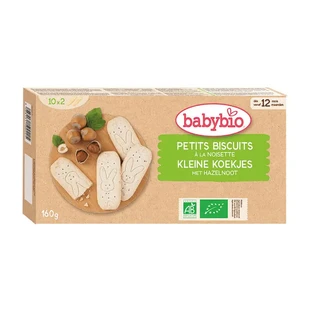 Babybio Hazelnut Growth Biscuits, 160 g