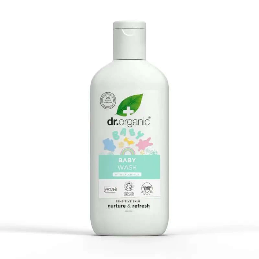 Dr.Organic Mom & Baby Shampoo & Baby Shower Gel, 250 ml
