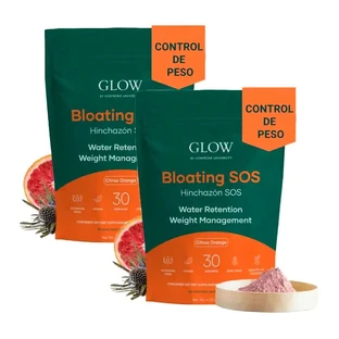 Glow Bloating SOS Balonare abdominală, pachet 2 x 120 g