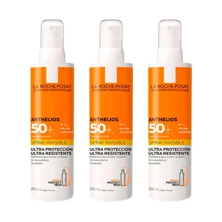 La Roche Posay Triplo Anthelios Unsichtbares Spray Spf 50+, 3 X 200 Ml