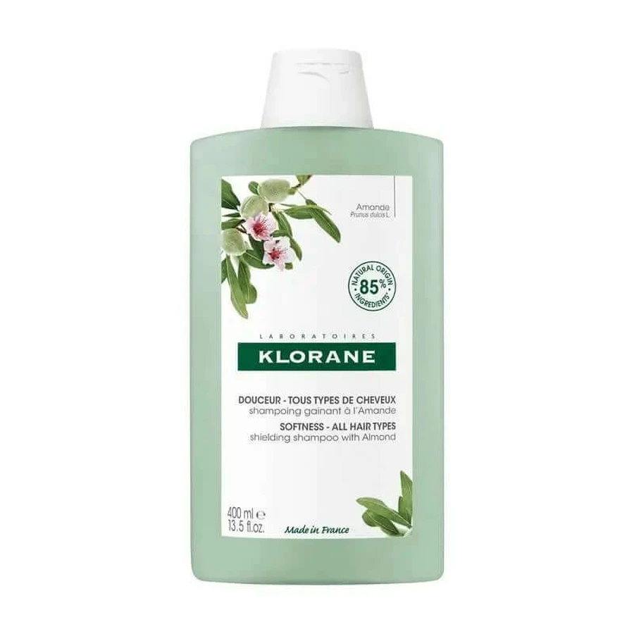 Klorane Strengthening Shampoo With Almond, 400 Ml - All Hair Types