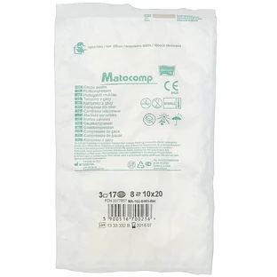 Compresse de gaze Matocomp, 10 cm x 20 cm, Matopat