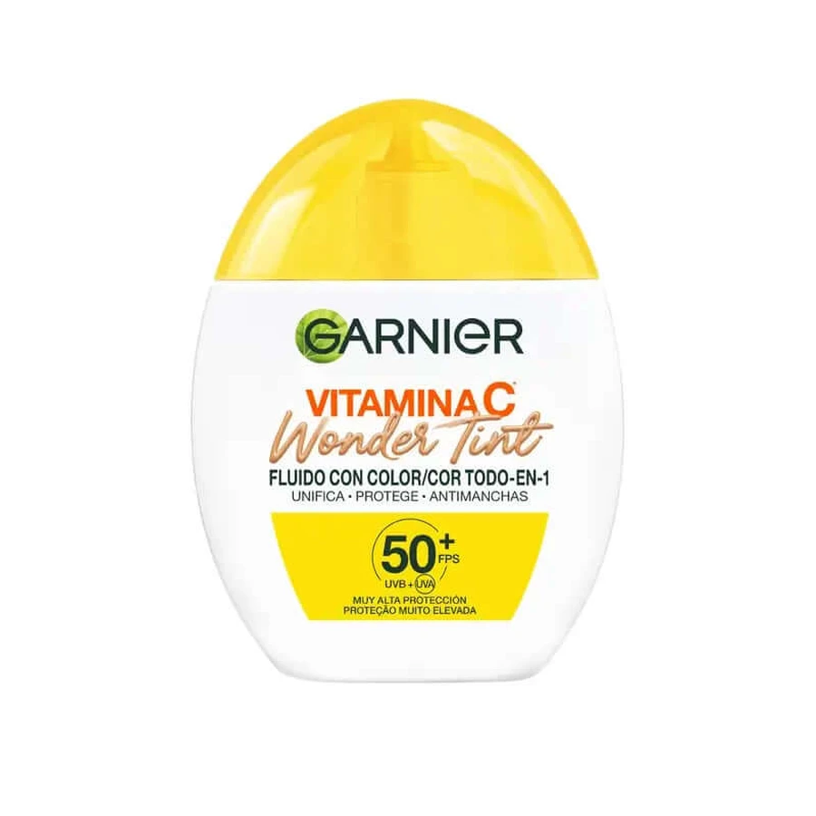Garnier Uv Daily Protection Vitamin C Wonder Tint Spf50+, Medium Tone , 40 ml
