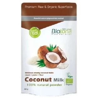 Biotona Latte di cocco in polvere Latte di cocco naturale 200Gr Bio