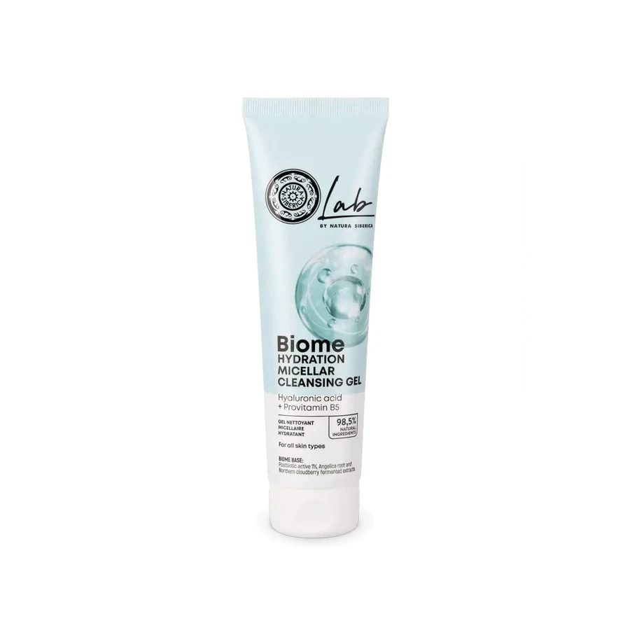 Natura Siberica Feuchtigkeitsspendendes Mizellen-Reinigungsgel für das Gesicht, 140 ml