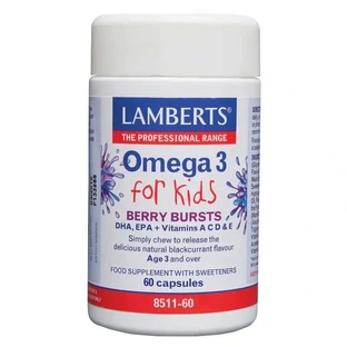 Lamberts Omega 3 pour enfants, 60 gélules