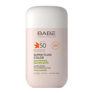 Babé Super Fluid matterende kleurvloeistof Spf 50, 50 ml