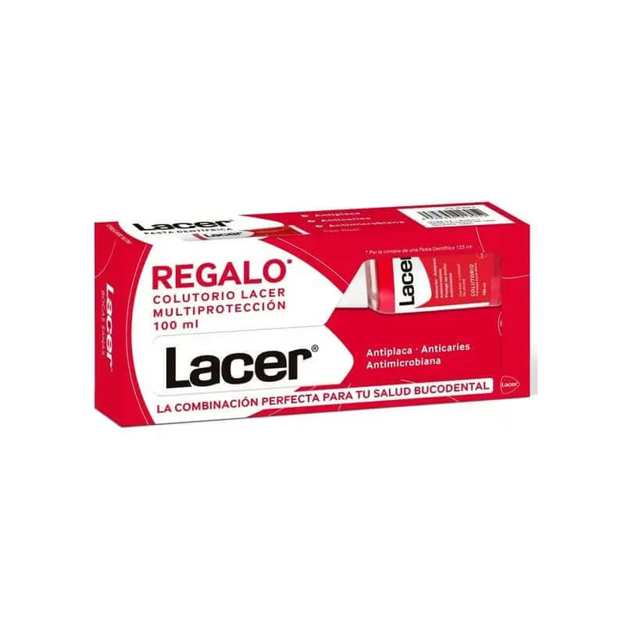 Lacer Dentifrice 125 ml + Bain de bouche 100 ml