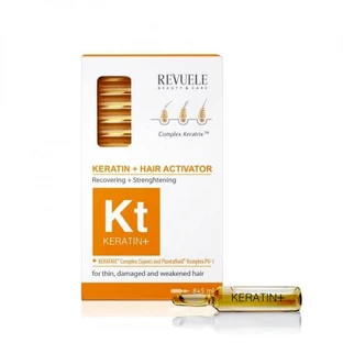 Keratin+Hair Activator Treatment pour la récupération et le renforcement des cheveux, 8x5 ml, Critiques