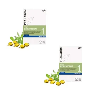 Pranarôm Luchtwegen Oleocaps+ 1 Oregano, 2X30 Capsules