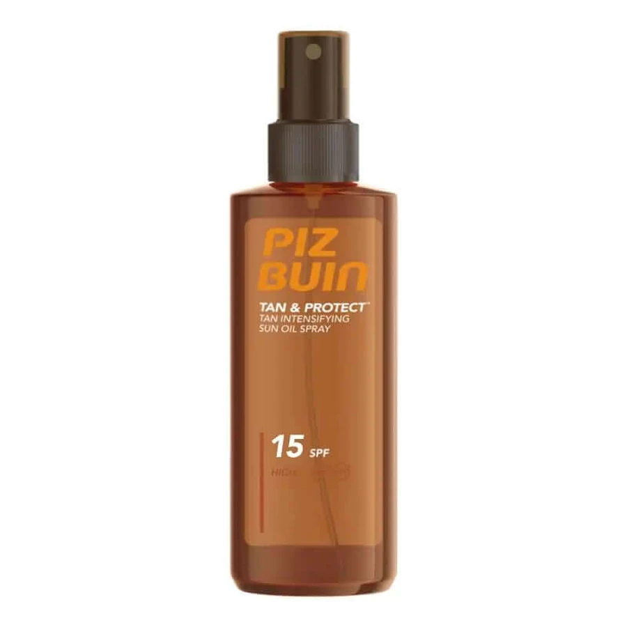 Piz Buin Tan & Protect Tanning Accelerator Spray Oil SPF15, 150 ml