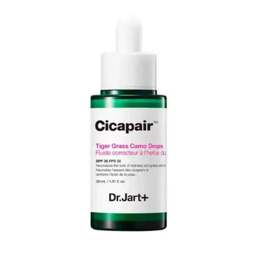 Dr. Jart+ Cicapair Tiger Grass Redness Serum With Protection SPF35 Camo Drops, 30 ml