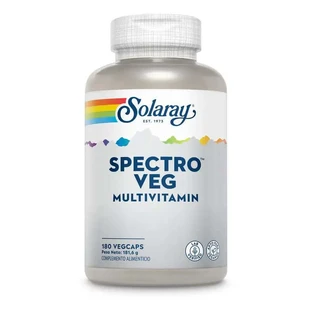Solaray Spectro Végétarien, 180 Capsules