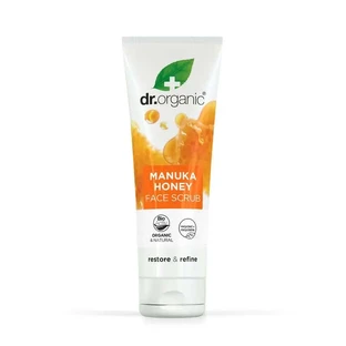 Dr.Organic Manuka Honing Exfoliërende Gezichtsscrub Droge & Gevoelige Huid, 125 ml
