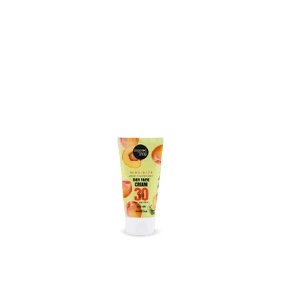 Organic Shop Facial Day Cream with Sun Protection Peach + Antioxidants Spf30, 50 Ml