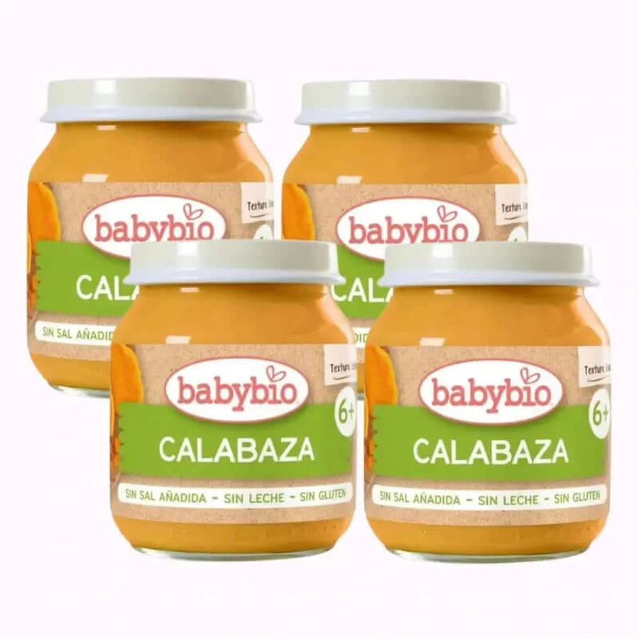 Babybio Pompoenpotje, pak 4 x 130 gram