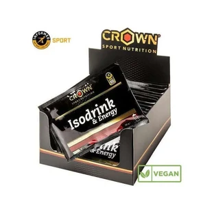 Crown Sport Nutrition Isodrink & Energy Rood Fruit Enkelvoudige dosis , 18 x 32 gram