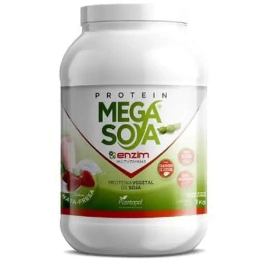 Plantapol Protein Mega Soja Soja-Protein-Creme-Erdbeere1Kg