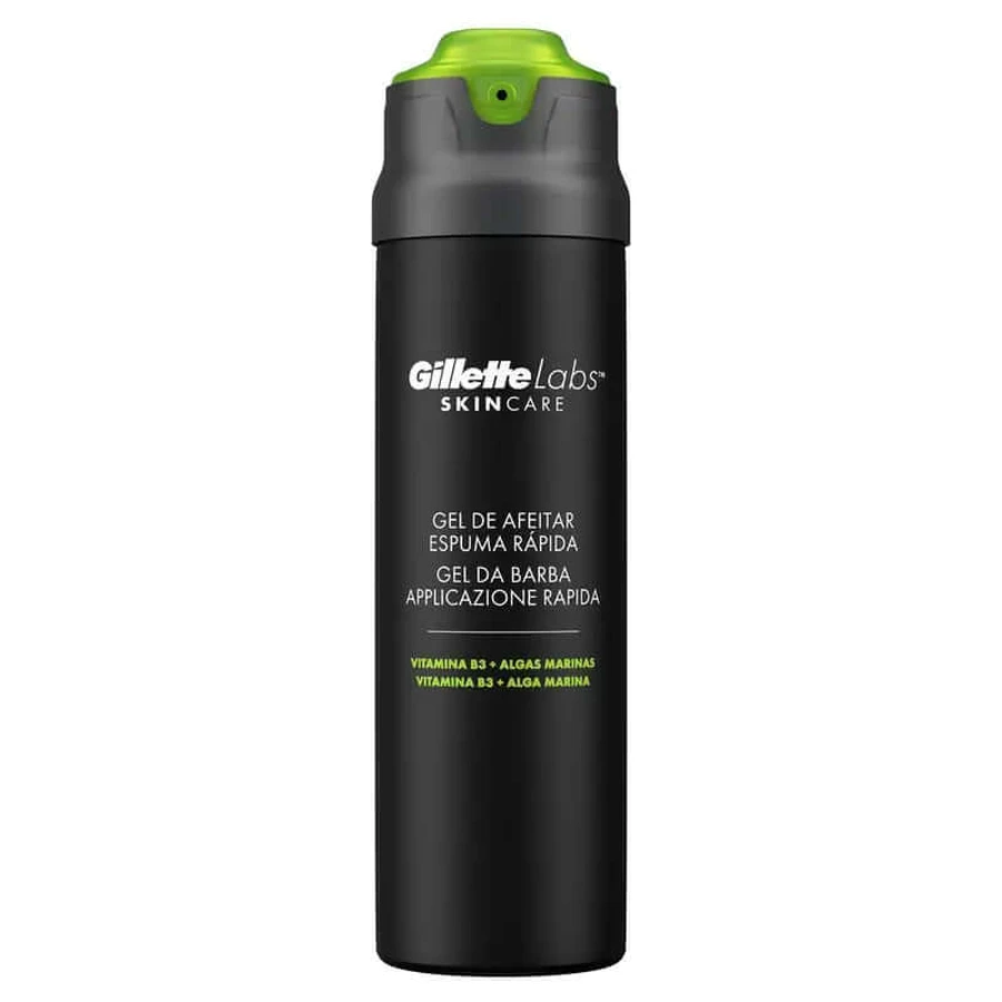Gillette Labs Gel de Afeitar Espuma Rápida, 198 ml