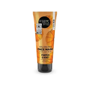 Organic Shop Organic Shop Balancerend Gezichtsmasker Voor De Vette Huid Pompoen En Honing, 75 Ml