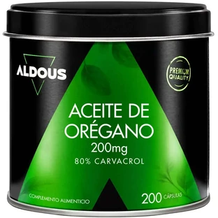 Aldous Bio Aceite De Orégano, 200 perlas