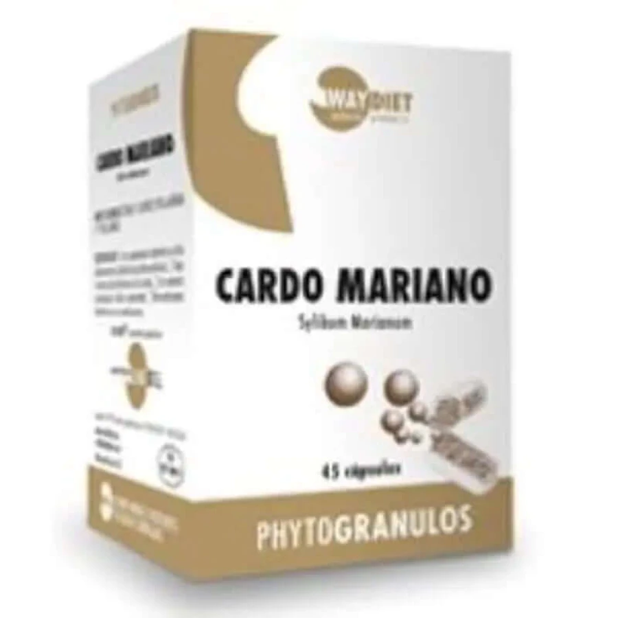 Waydiet Natuurproducten Mariadistel fytogranules 45Caps