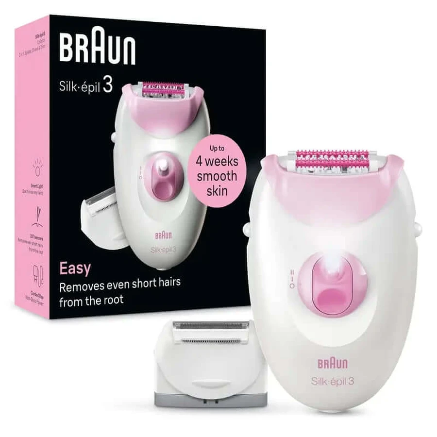 Braun Silk-Epil 3 3-270, Elektrischer Epilierer für Frauen