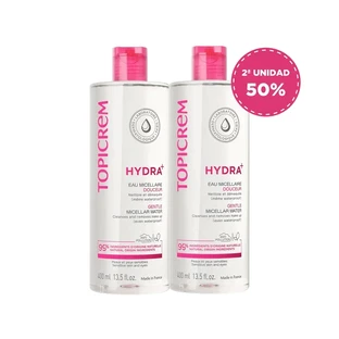 Topicrem Hydra+ Gentle Micellar Water Pack, 2x400 ml