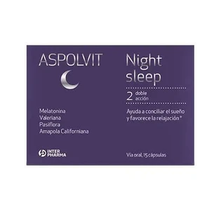 Aspolvit Night Sleep 15 Kapseln