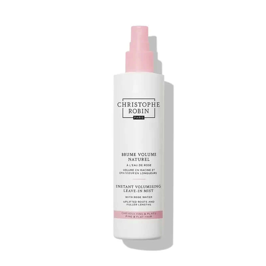 Christophe Robin Brume volumisante instantanée sans rinçage à l'eau de rose, 150 ml