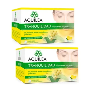 Aquilea Infusiones Tranquilidad, Pack 2 x 40 Bolsitas
