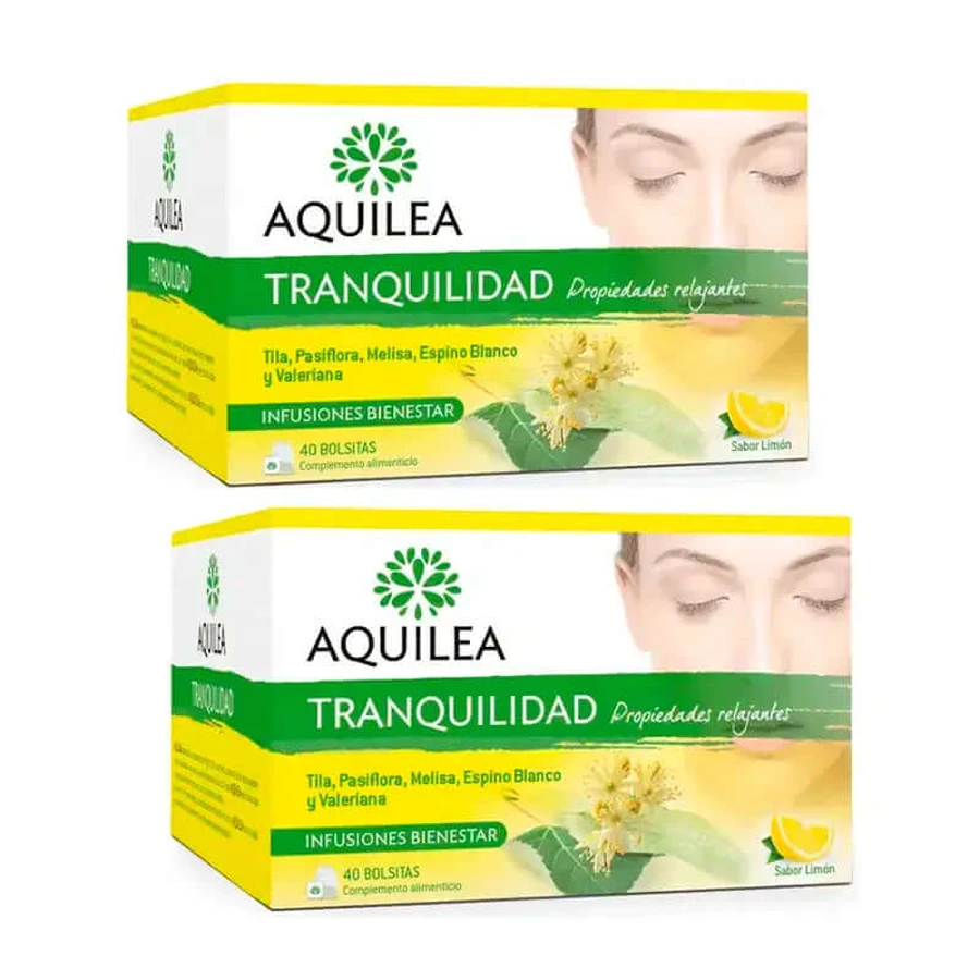 Aquilea Infusions Tranquility, Packung mit 2 x 40 Beuteln
