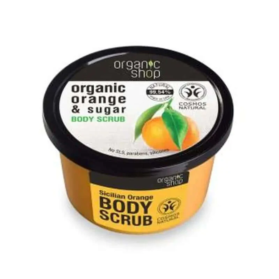 Organic Shop Siciliaanse Sinaasappel Body Scrub 250Ml