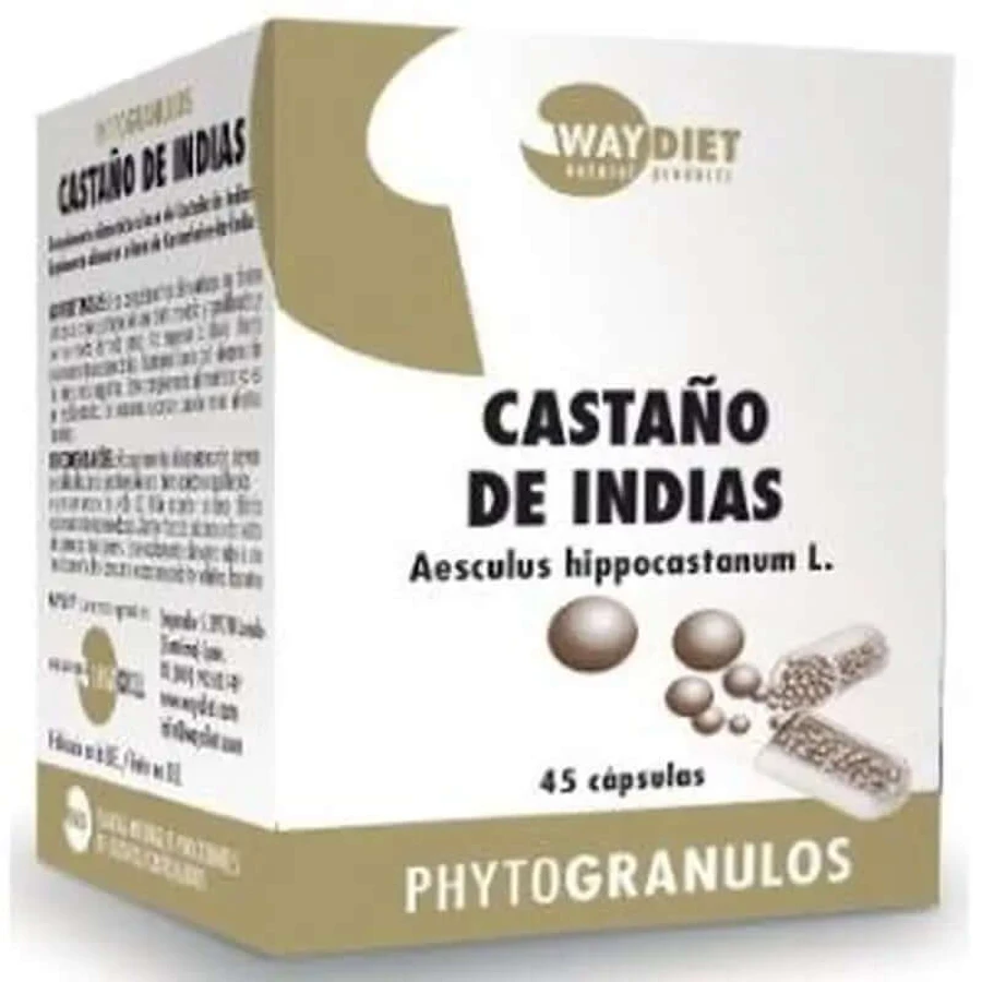 Waydiet Natural Products Horse Chestnut Phytogranules 45 kapsułek: ceny i cechy