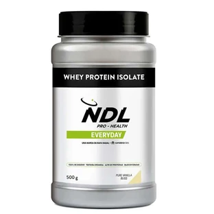 Ndl Pro-Health Whey Protein Isolate - Protéines isolées, Pure Vanilla Bliss , 500 g