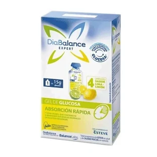 Diabalance Expert Gel Glucose à Absorption Rapide Goût Citron 4 Unités