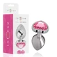 Intense Anaalplug Metaal Aluminium Hart Roze Maat L