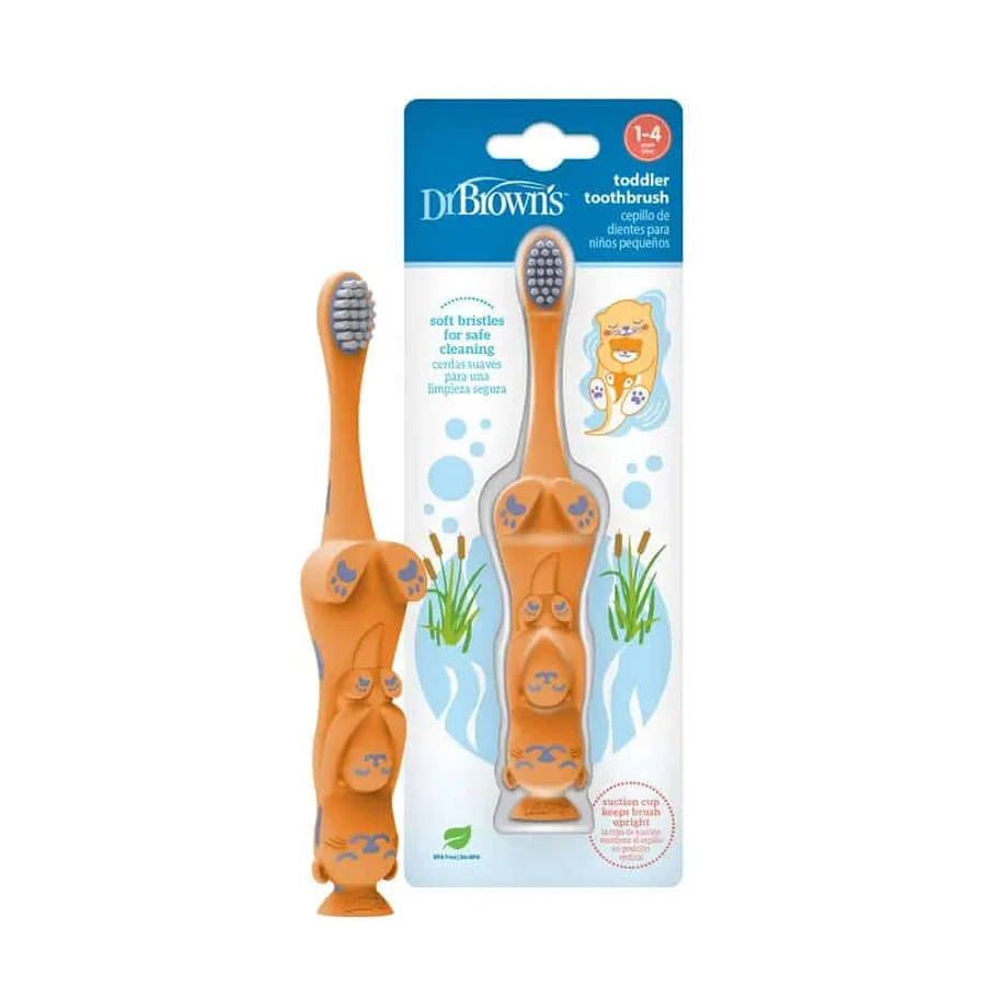 Brosse à dents Dr. Brown's Otter Orange