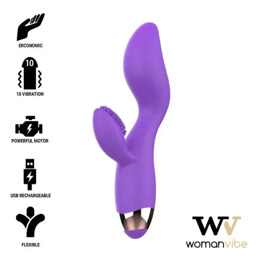 Womanvibe Donna Oplaadbare Siliconen Vibrator