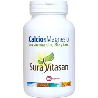Sura Vitas Calcium, Magnesium, Zink und Bor, 100 Kapseln