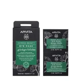Apivita Express Beauty Ginkgo Biloba Augenkontur-Maske, 2x2 ml