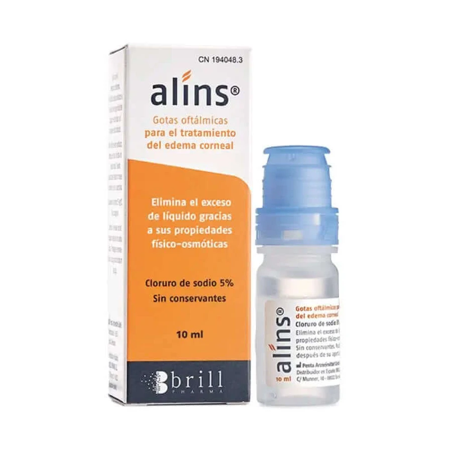 Alins oogheelkundige oplossing, 10 ml