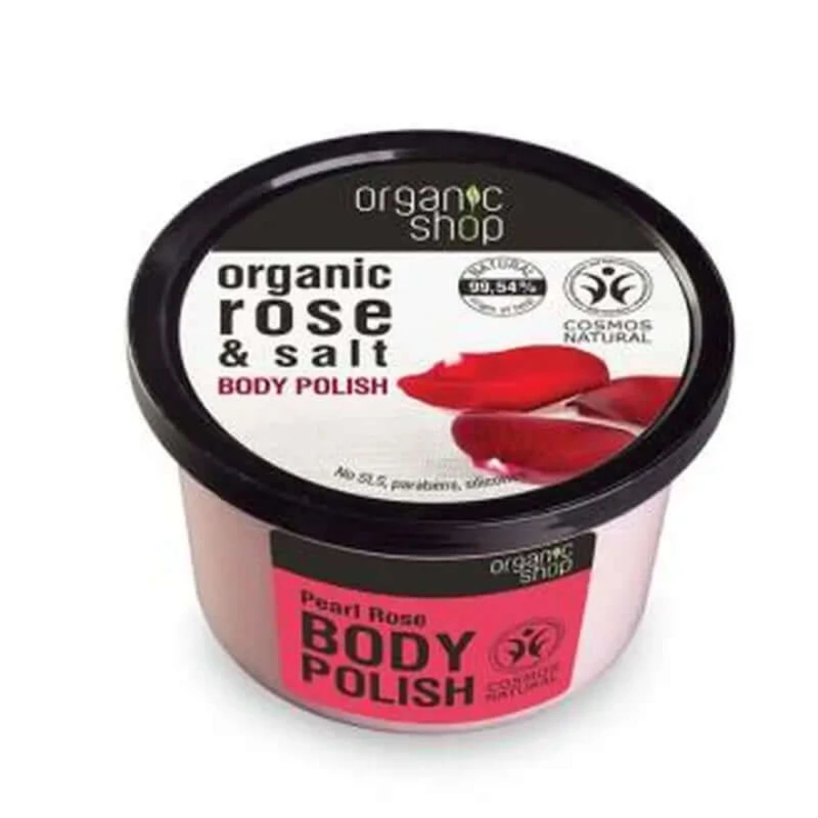 Organic Shop Rose Pearl Schäumendes Körperpeeling 250Ml