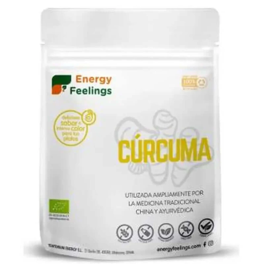 Energy Feelings Curcuma Powder 200Gr. Eco Vegan Sg: ceny i cechy