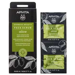 APIVITA Express Beauty Diepe Exfoliërende Crème met Olijf