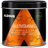 Aldous Bio Multivitaminen Vitamine C, D, E, A, B-vitaminen, biotine, foliumzuur, calcium, zink, selenium , 500 tabletten