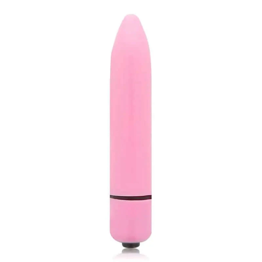 Glossy Thin Vibrator Vibrator Intense Pink