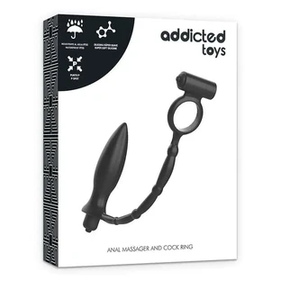 Addicted Toys Anal Plug mit vibrierendem Ring