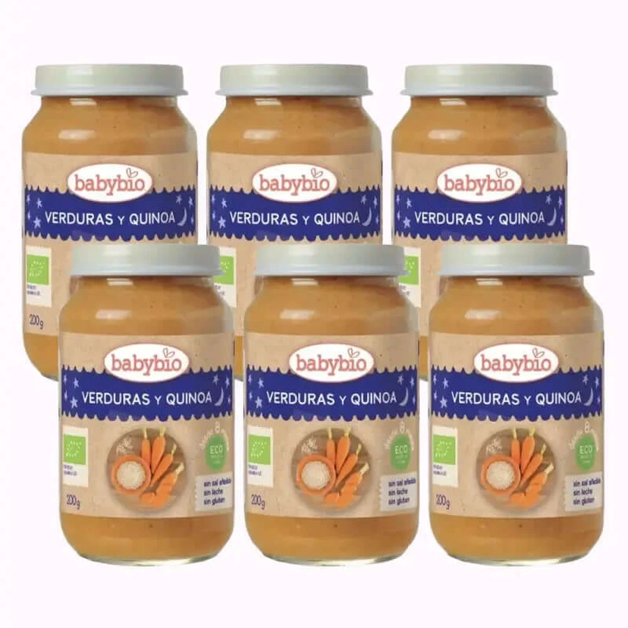 Babybio Traditioneel Quinoa Menu, pak 6 x 200 gram